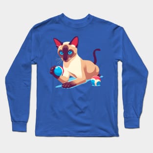 Siam cat Long Sleeve T-Shirt